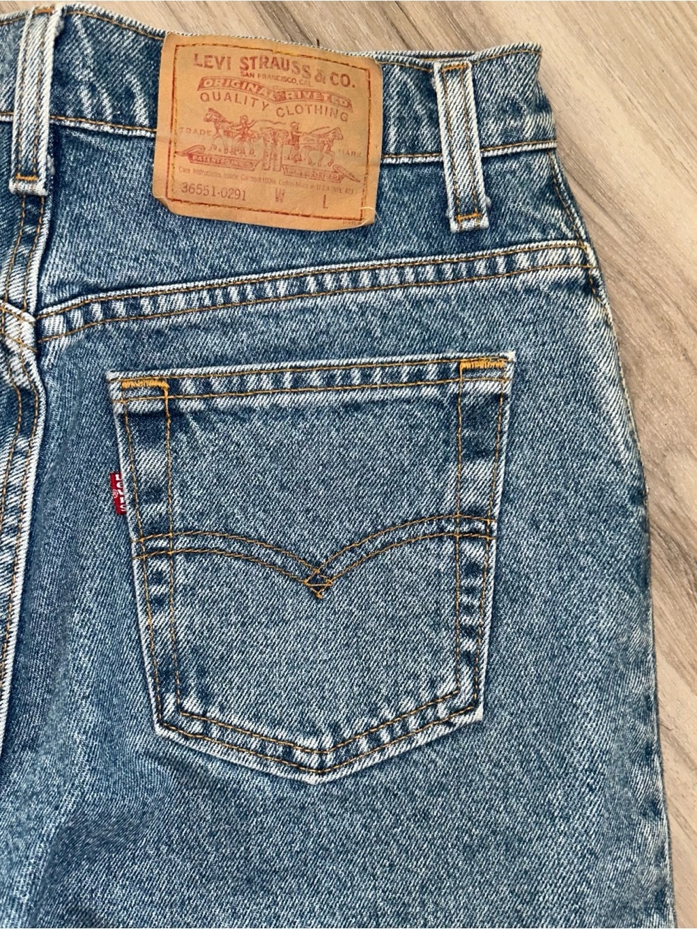 Levi's 90s made in usa momJorts high waisted y2k skater grunge - Picture 6 of 6